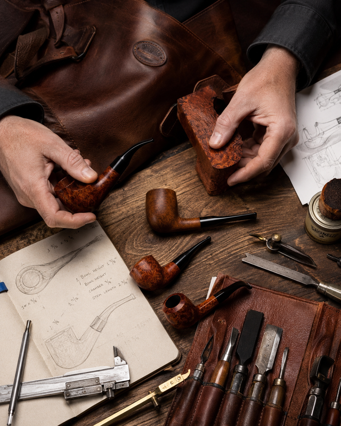 Hands sanding and finishing